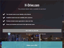 Tablet Screenshot of h-drive.com